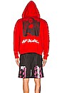 view 5 of 6 SWEAT À CAPUCHE MONA LISA ZIPPED in Red