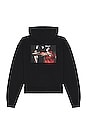 view 1 of 4 Caravag Paint Over Hoodie in Black & White