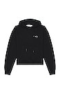 view 2 of 4 Caravag Paint Over Hoodie in Black & White