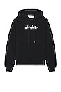 view 2 of 4 Paint Arrow Slim Hoodie in Black & White