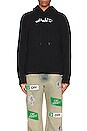 view 3 of 4 Paint Arrow Slim Hoodie in Black & White
