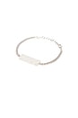 view 1 of 3 Diag Bracelet in Silver