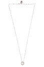 view 1 of 4 Hex Nut Chain Pendant Necklace in Silver