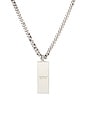 view 4 of 4 Diag Necklace in Silver