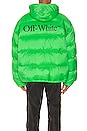 view 5 of 6 Zipped Puffer in Green & Black