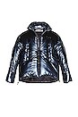 view 3 of 4 Down Puffer Jacket in Navy Blue