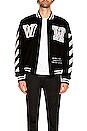 view 3 of 3 Varsity Jacket in Black