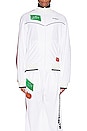 view 4 of 5 MULTILOGO SLIM TRACKTOP ジャケット in White & Black