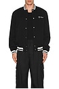 view 4 of 5 Souvenir Varsity Jacket in Black & White