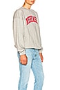 view 2 of 4 Nebraska Sweatshirt in Grey Melange & Red