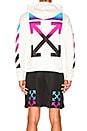 view 6 of 7 SWEAT À CAPUCHE GRADIENT in White & Multicolor
