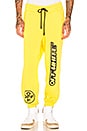 view 1 of 4 Off Sweatpants in Yellow