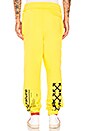 view 3 of 4 Off Sweatpants in Yellow