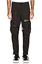 view 2 of 6 Parachute Cargo Pant in Black & White