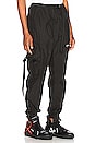 view 3 of 5 Parachute Cargo Pant in Black