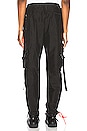 view 4 of 5 Parachute Cargo Pant in Black