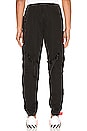 view 4 of 5 Parachute Cargo Pant in Black & White