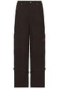 view 1 of 6 Overdyed Carpenter Pant in Chocolate & Red
