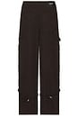 view 2 of 6 Overdyed Carpenter Pant in Chocolate & Red