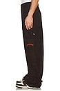 view 5 of 6 Overdyed Carpenter Pant in Chocolate & Red
