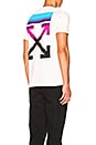 view 1 of 6 Gradient Over Tee in White & Multicolor