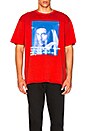 view 1 of 4 Bernini Tee in Red & Blue