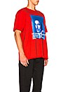 view 2 of 4 Bernini Tee in Red & Blue
