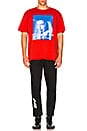 view 4 of 4 Bernini Tee in Red & Blue
