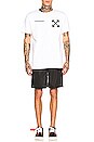 view 5 of 5 T-SHIRT FLAMED BART in White
