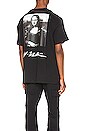 view 1 of 6 T-SHIRT MONA LISA GRAPHIC in Black & Red