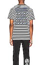 view 3 of 5 T-SHIRT FWRD EXCLUSIVE STRIPED in Black
