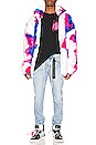 view 5 of 5 T-SHIRT SKULLS FLOATING OVERSIZED in Black & Fuchsia