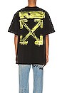 view 4 of 6 Acrylic Arrows Tee in Black & Yellow