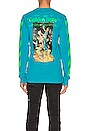 view 4 of 5 Pascal Painting Long Sleeve Tee in Petrol Blue & Multi