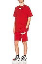 view 5 of 6 Caravaggio Arrow Over Tee in Red