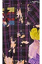 view 6 of 6 Flannel Check Shirt in Violet & Multi