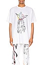 view 2 of 5 Futura Alien Tee in White