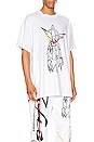 view 3 of 5 Futura Alien Tee in White
