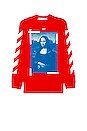 view 1 of 3 Mona Lisa Long Sleeve Tee in Red