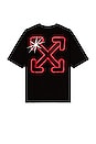 view 1 of 3 Starred Arrow Skate Tee in Black