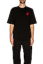 view 3 of 3 Starred Arrow Skate Tee in Black