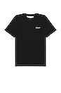 view 2 of 3 Bricks Slim Short Sleeve T-Shirt in Black & White