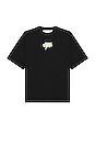 view 2 of 4 Degrade Short Sleeve T-Shirt in Black & Green