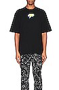 view 3 of 4 Degrade Short Sleeve T-Shirt in Black & Green