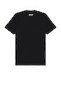 view 2 of 4 Mona Lisa Short Sleeve Tee in Black & Blue