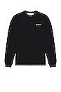 view 2 of 4 Caravag Arrow Long Sleeve Tee in Black & White