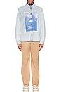 view 4 of 4 Mona Lisa Denim Shirt in Bleach Blue & Blue