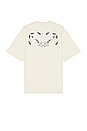 view 1 of 5 Bandana Half Arrow Over T-shirt in Angora White