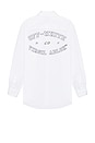 view 1 of 5 College Poplin Oversize Shirt in White