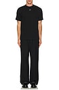 view 5 of 5 Stitch Slim Short Sleeve T-Shirt in Black